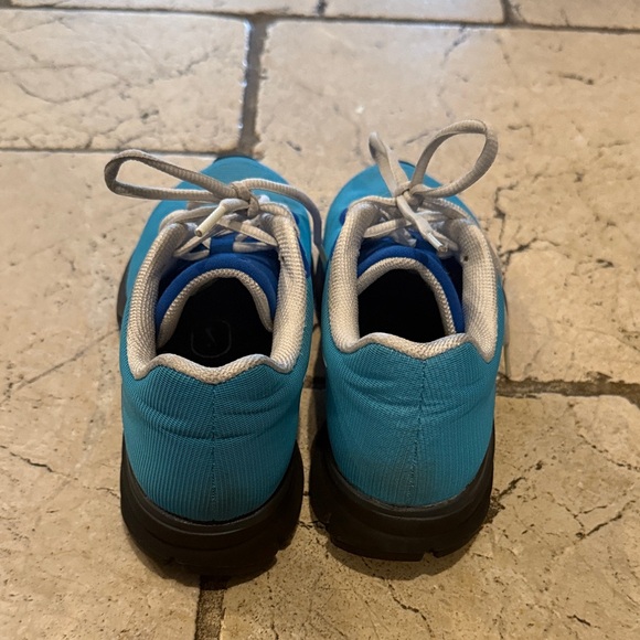 Nike Pegasus 3.0 Aqua and Navy Athletic Sneakers - Picture 4 of 6